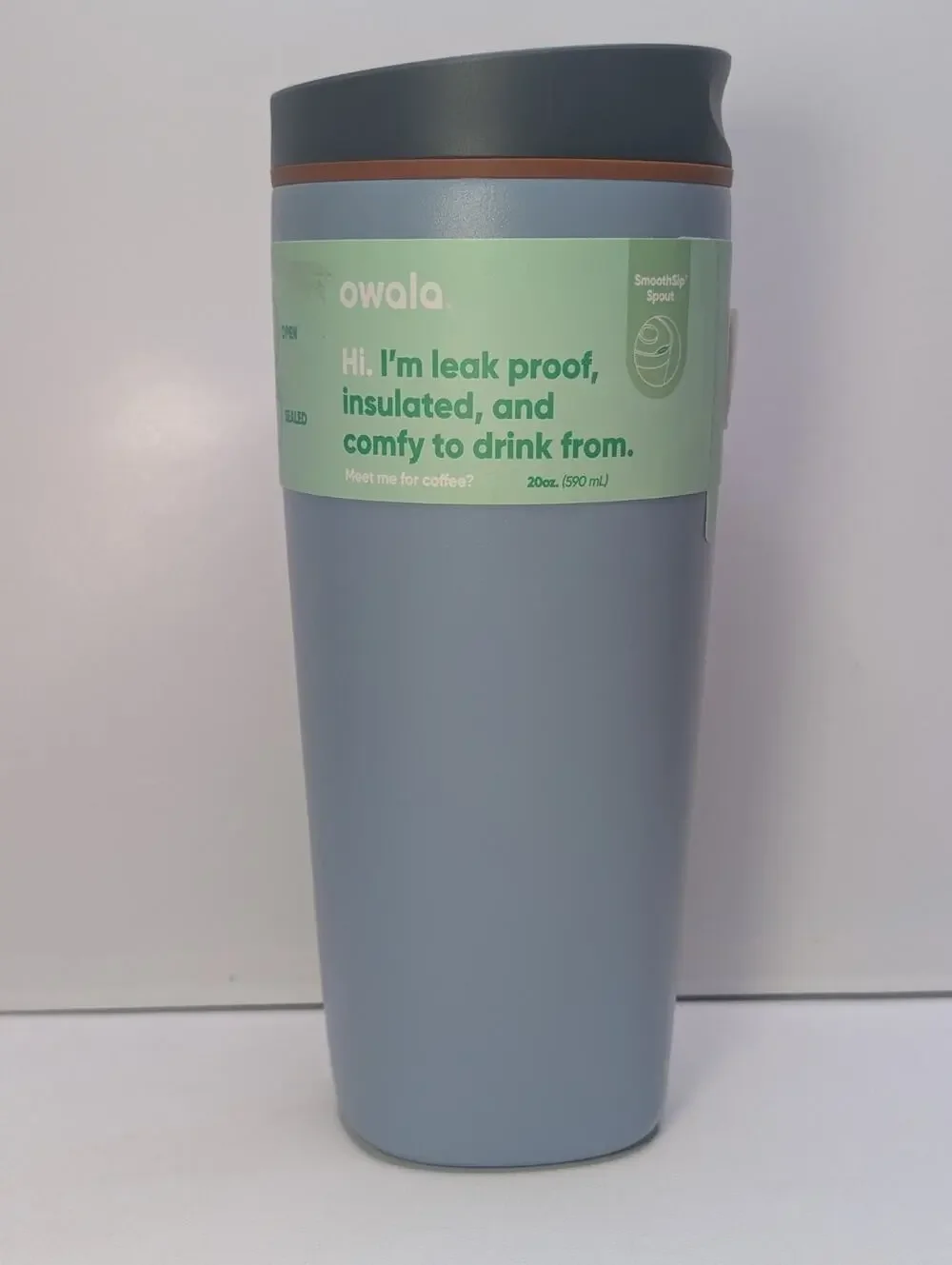 Owala SmoothSip 20 oz Insulated Stainless SteelTravel Coffee Mug Tumbler NWT